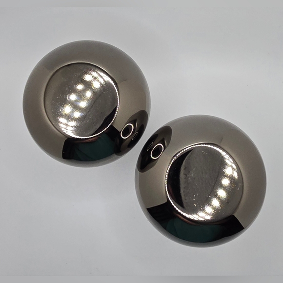 SOLD **** NEW Aluminum Stemless Wine Glasses Dark Brown Black Set Of 2 - Picture 3 of 4